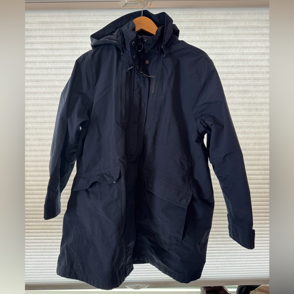 Hooded Insulated Rain Jacket